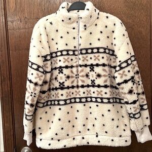 Loft Sherpa 1/4 Zip - Size M